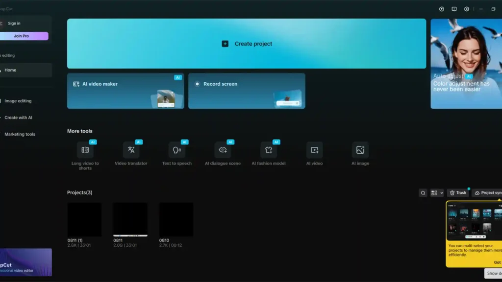 Exportação em 4K no CapCut Pro atualizado 2025