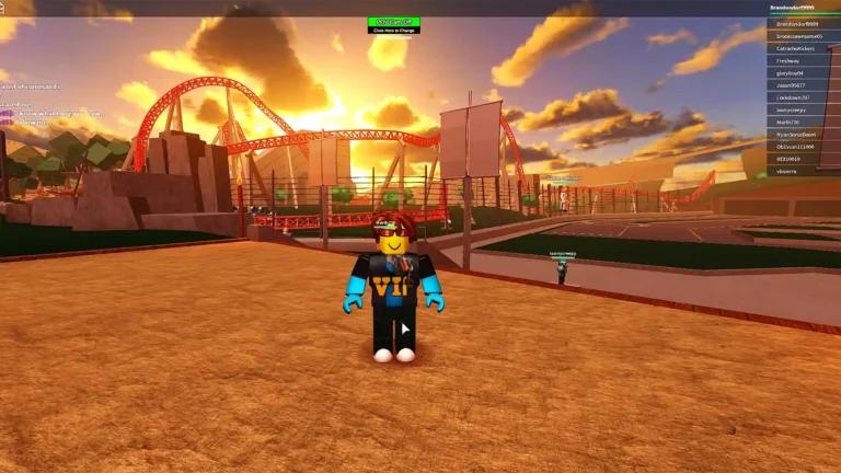 Avatares e personagens do Roblox explorando diferentes experiências