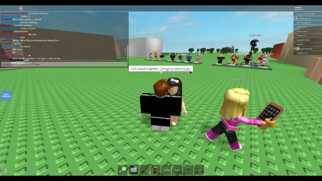 Interface do Roblox Studio para criar jogos, mapas e experiências online