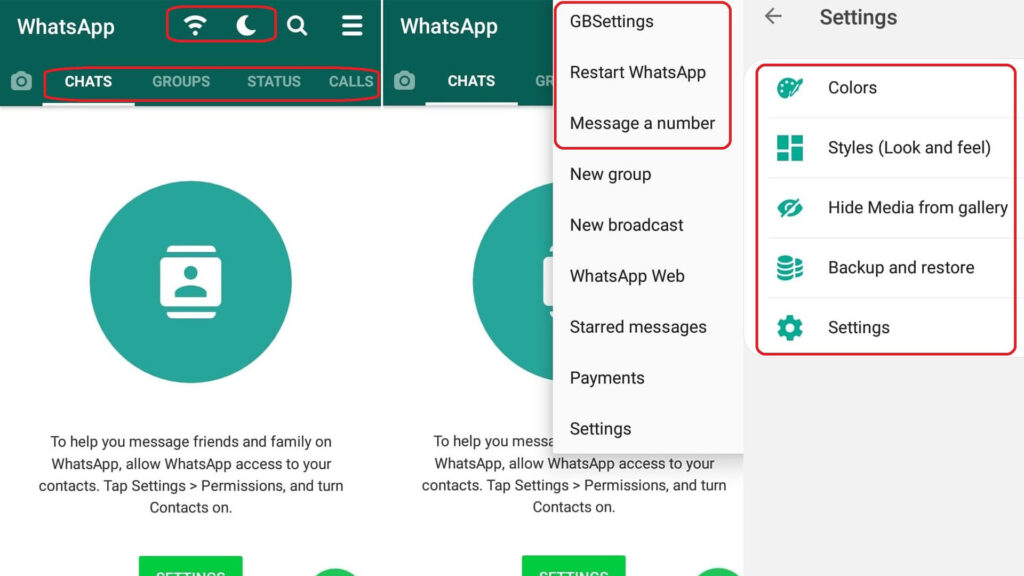 Opções de privacidade avançada no WhatsApp GB 2025